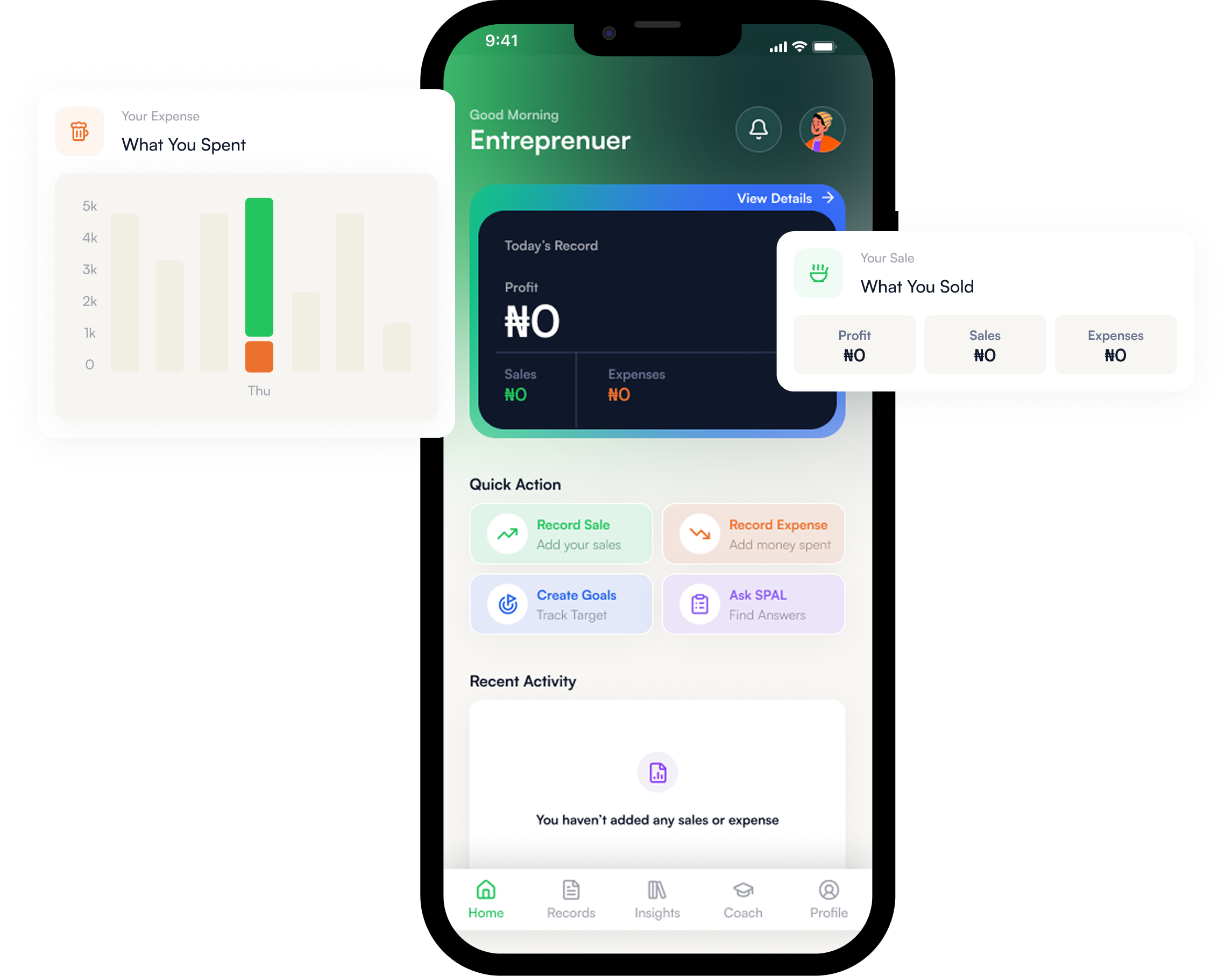SPAL app with data